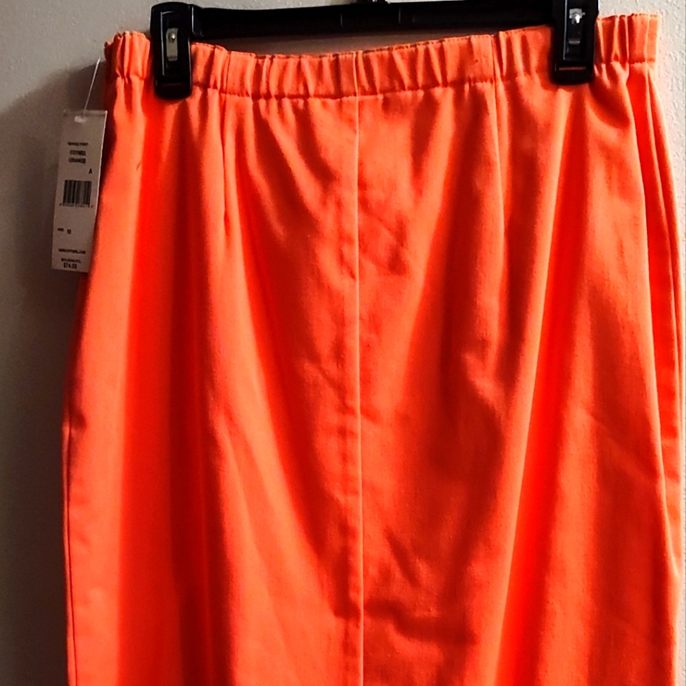 Nancy Bolan orange skirt - size L